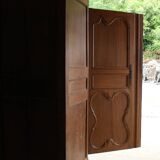 Armoire basse en chêne