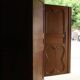 Low oak cabinet