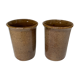 Paire de mugs en grès