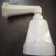 Old white porcelain bathroom wall light art deco 1930 opaline tulip