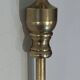 Neoclassical Fire Necessity in Polished Brass on Stand