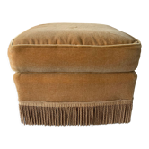 Velvet pouf