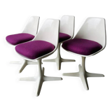 4 tulip chairs, Maurice Burke, Arkana, England, 1960s