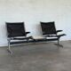 Vintage Eames airport lounge chair – 2 seats with integrated table