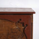 Commode secrétaire ancienne en pin – Bureau rustique européen à abattant – circa 1900