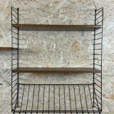 60s 70s oak string shelf module by Kajsa & Nils "Nisse" Strinning Sweden