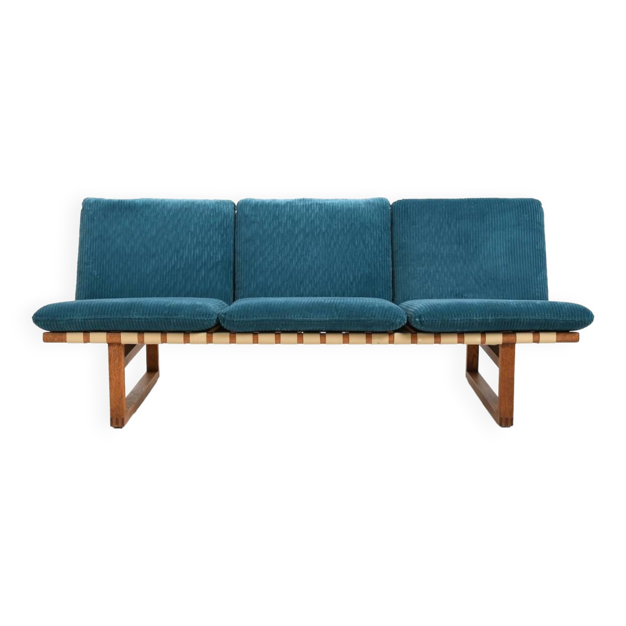 Old Børge Mogensen Sofa Model 211 New Upholstered