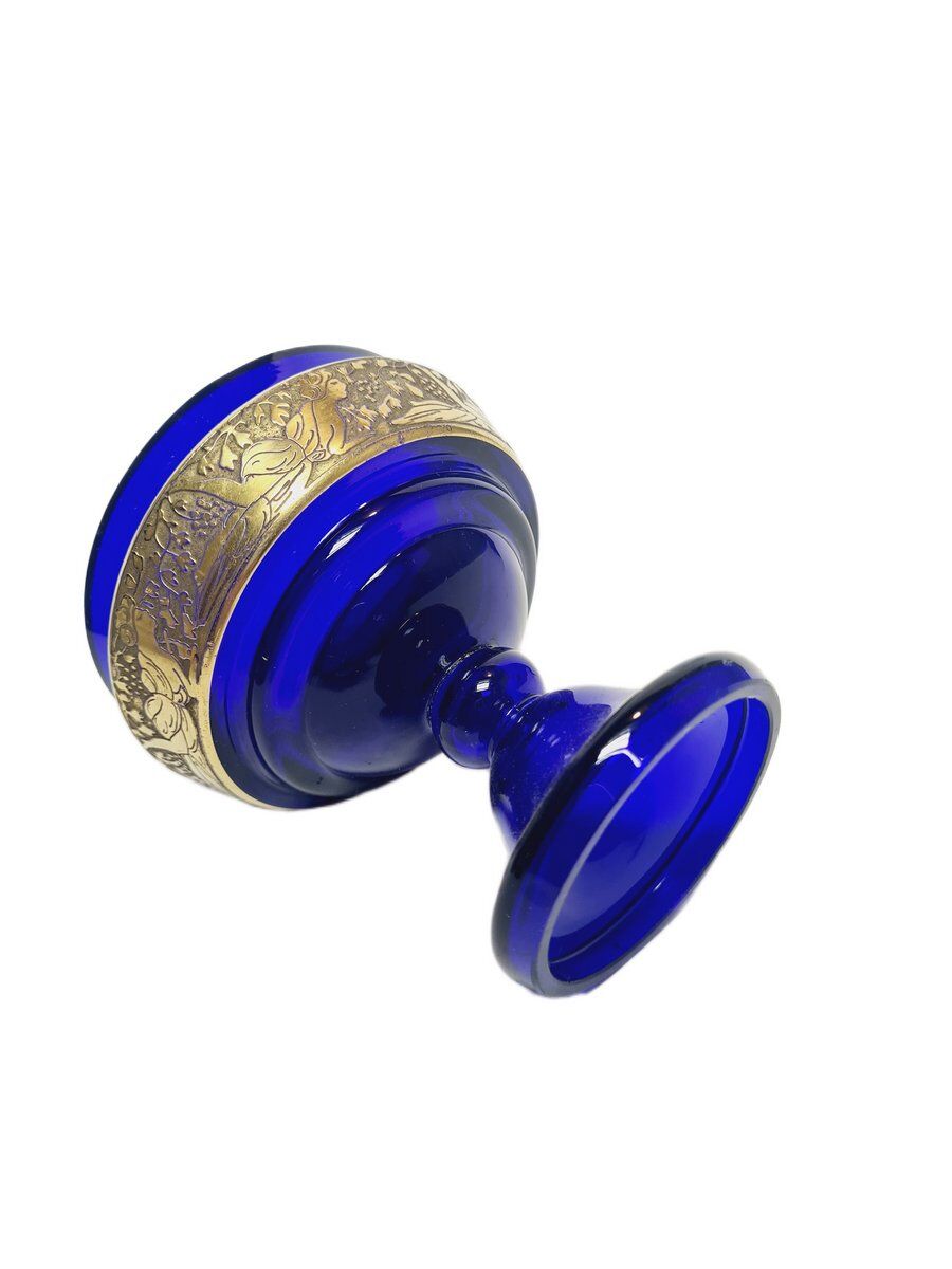 Czechoslovakian Art Deco bowl from Moser, 1930s