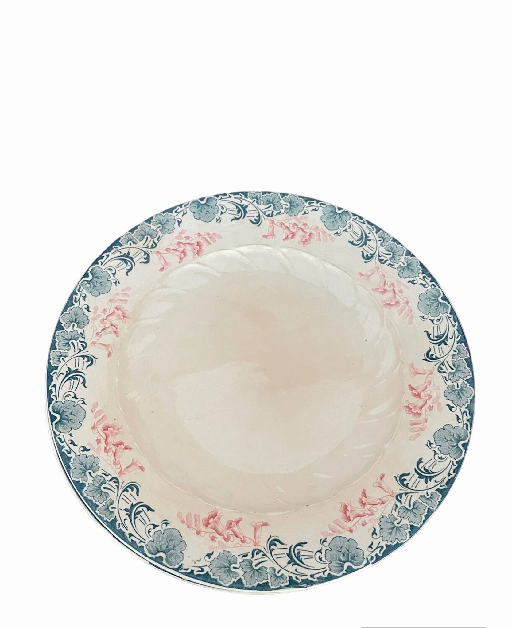 Lot de 7 assiettes Longwy Art nouveau