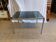 Vintage extendable table with tinted glass and chrome by Milo Baughman - 1970s
