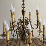 Lustre Lucien Gau Bronze 12 branches