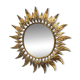 Miroir soleil en métal, Espagne 1960