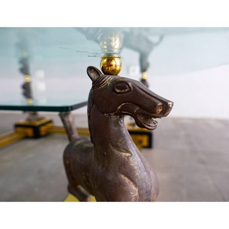 Coffee table by Maison Charles, France 1970s