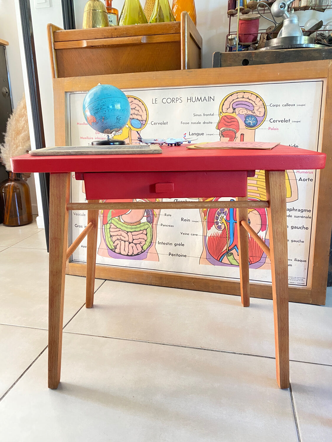 Baumann desk and children's chair set