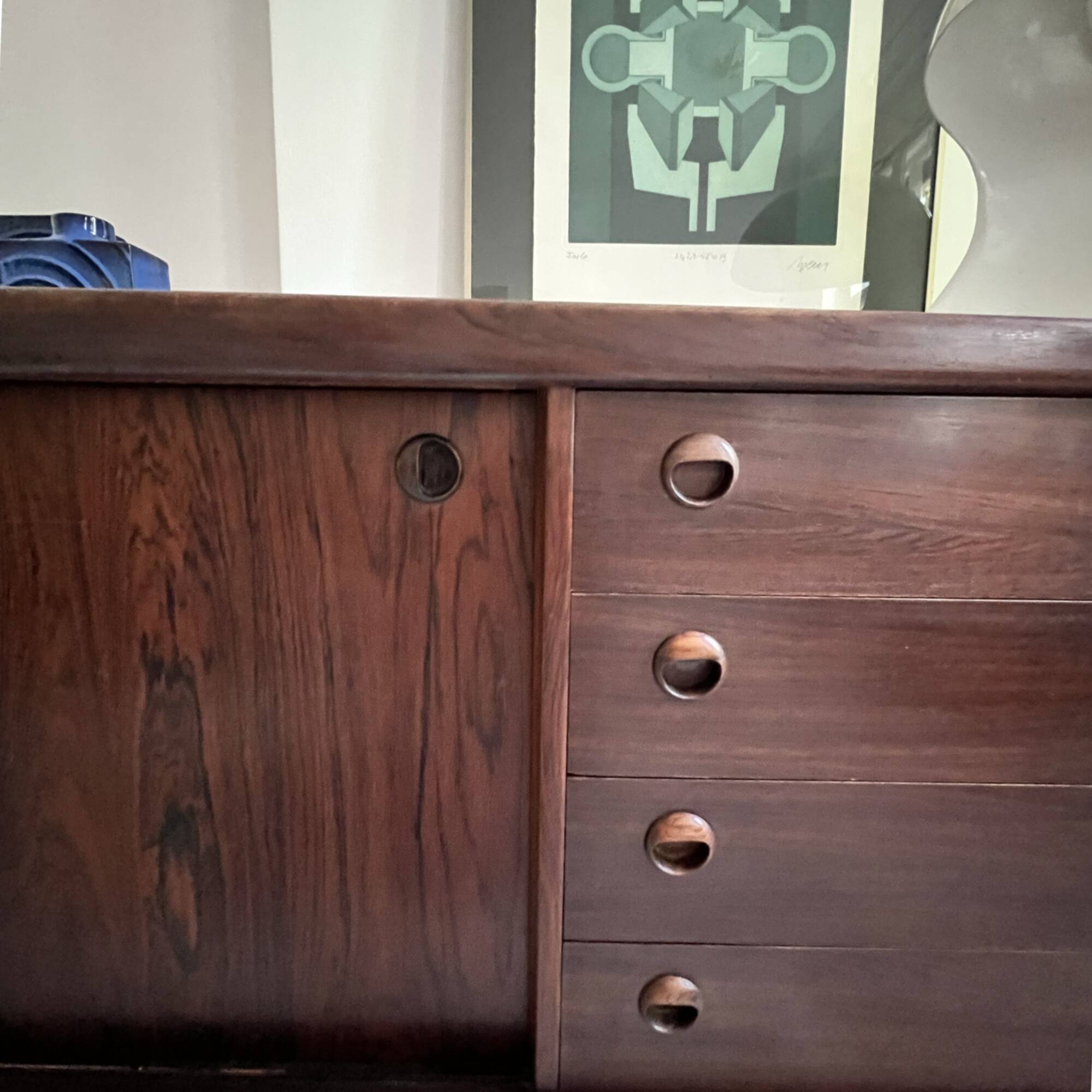 Scandinavian row by H.P.HANSEN for IMHA in rosewood 1960