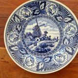 Delfts earthenware soup plate by Boch for Royal Sphinx