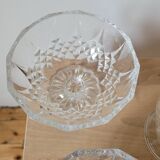 Set of 3 Longchamp ice cream cups from Cristal d'Arques