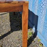 Rectangular teak dining table