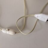 Art Deco cracked ceramic lamp