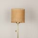 Swedish brass floor lamp, cast iron base, model G 019 by Bergboms 1960