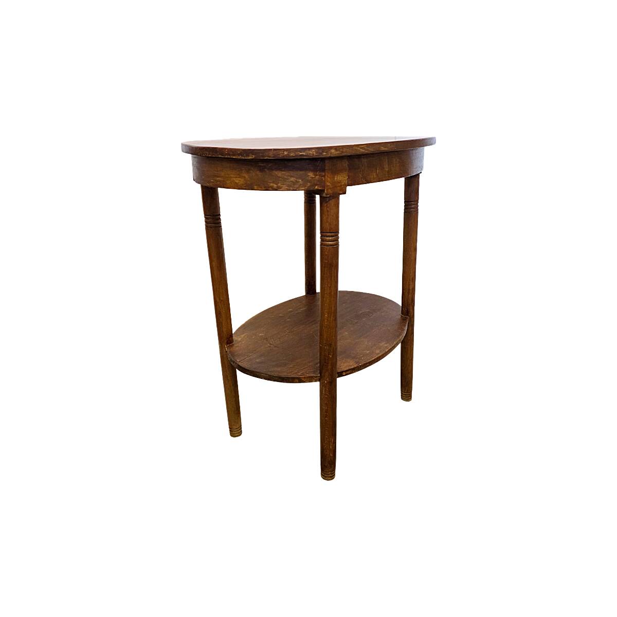 Old French Oval Side Table, 1940s