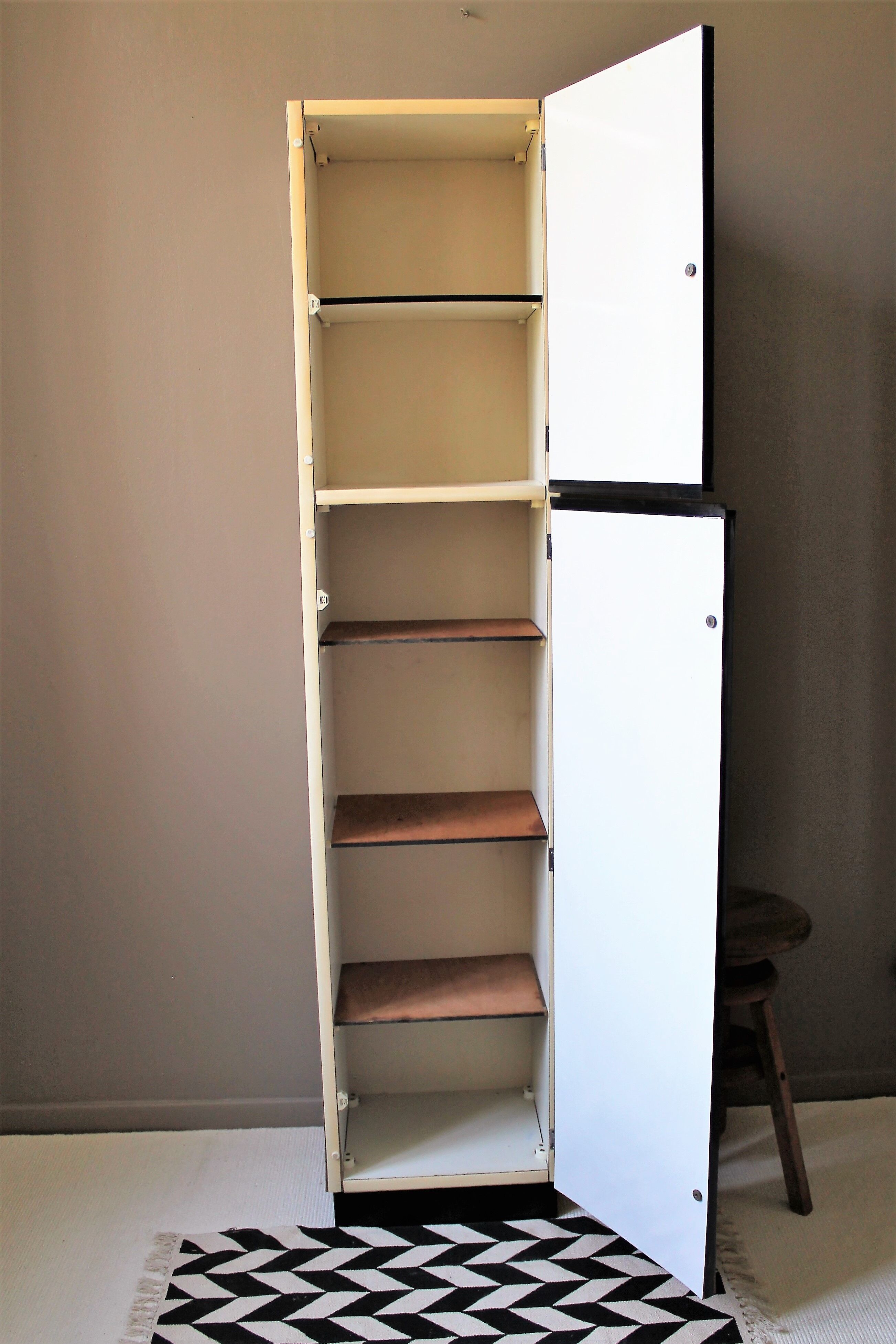 Meuble de rangement en formica vintage