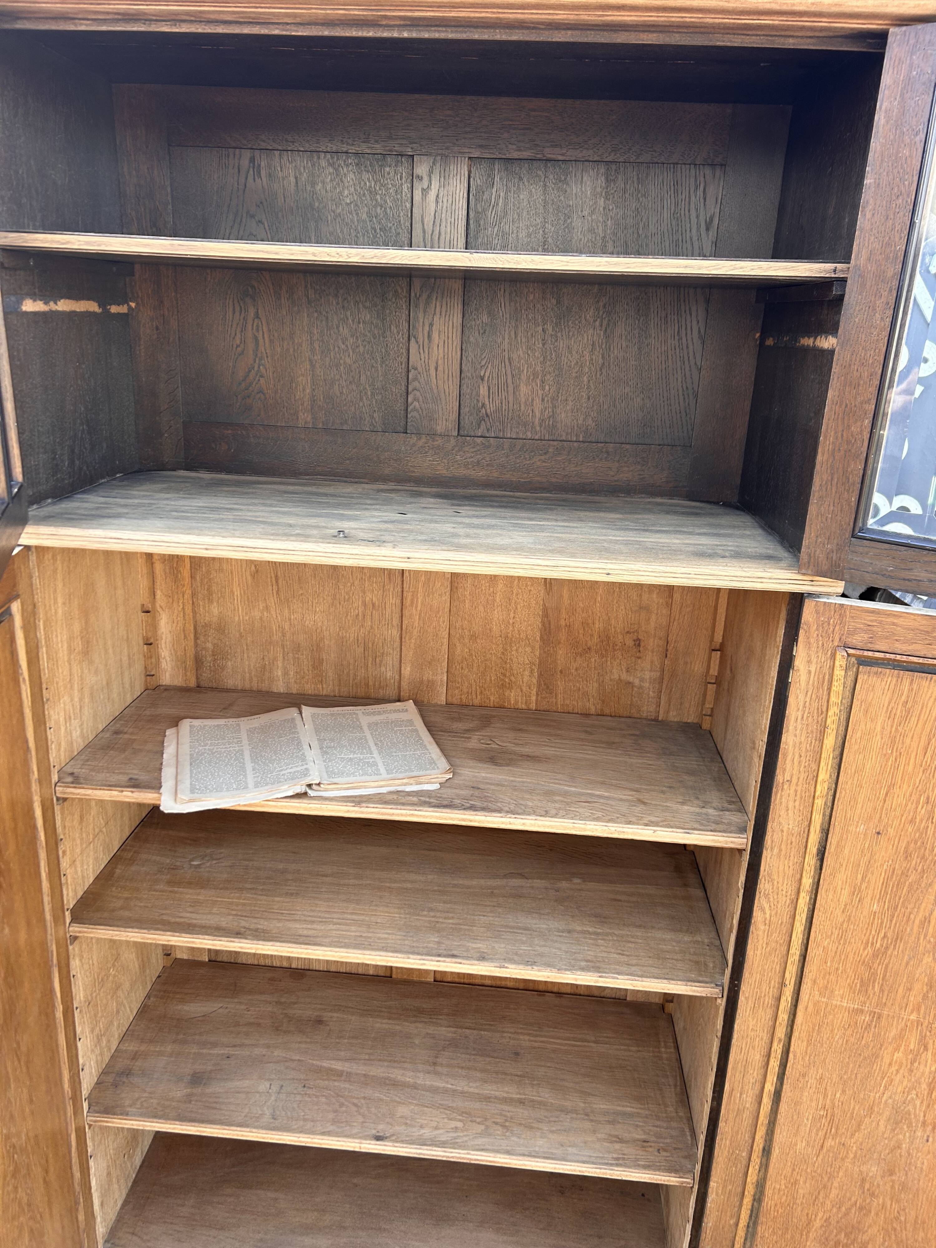 Renovated antique display cabinet