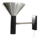 RAAK 1960s Adjustable Wall Lamp in Black and Aluminium