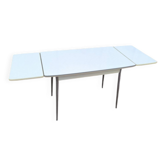 Vintage white formica table - 4 to 6 people