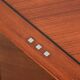 Luxury design side/coffee table in triangular shape in Art Deco style