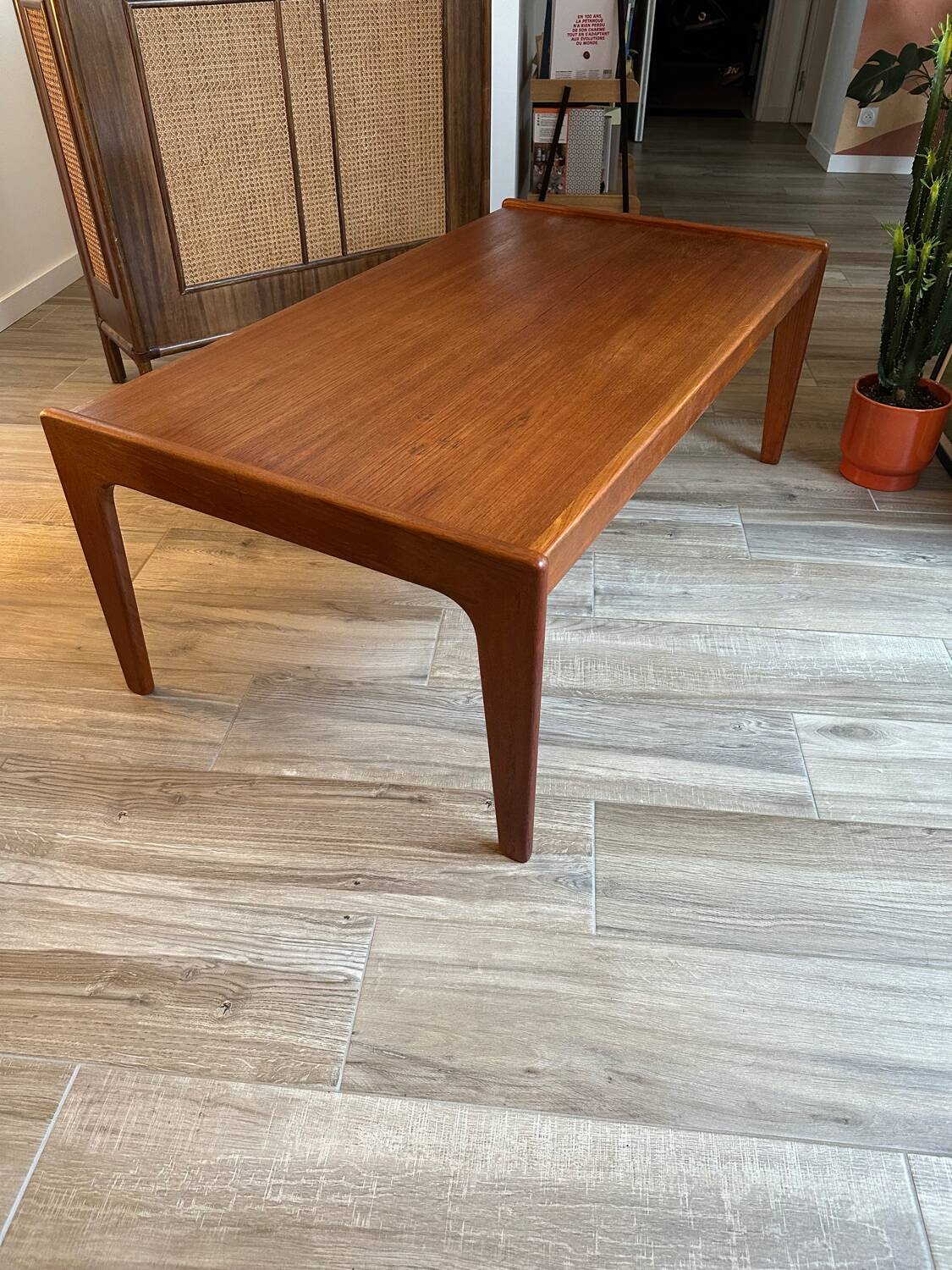 Arne Wahl Iversen 60s rectangular coffee table