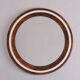 Rosewood mirror, Denmark, 1960s