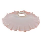 Lampshade for "retro" suspension in white glass