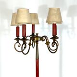 Arredoluce Monza, brass floor lamp from 50s