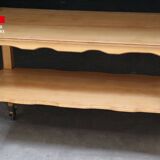 Large solid beech serving trolley from... the Hôtel Matignon!