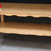 Large solid beech serving trolley from... the Hôtel Matignon!