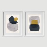 2 geometric arts imprimé