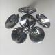Flower chrome metal pendant 70s