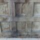 Antique low door decorative wall panel in solid oak