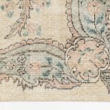 Geometric Oushak Floral Carpet