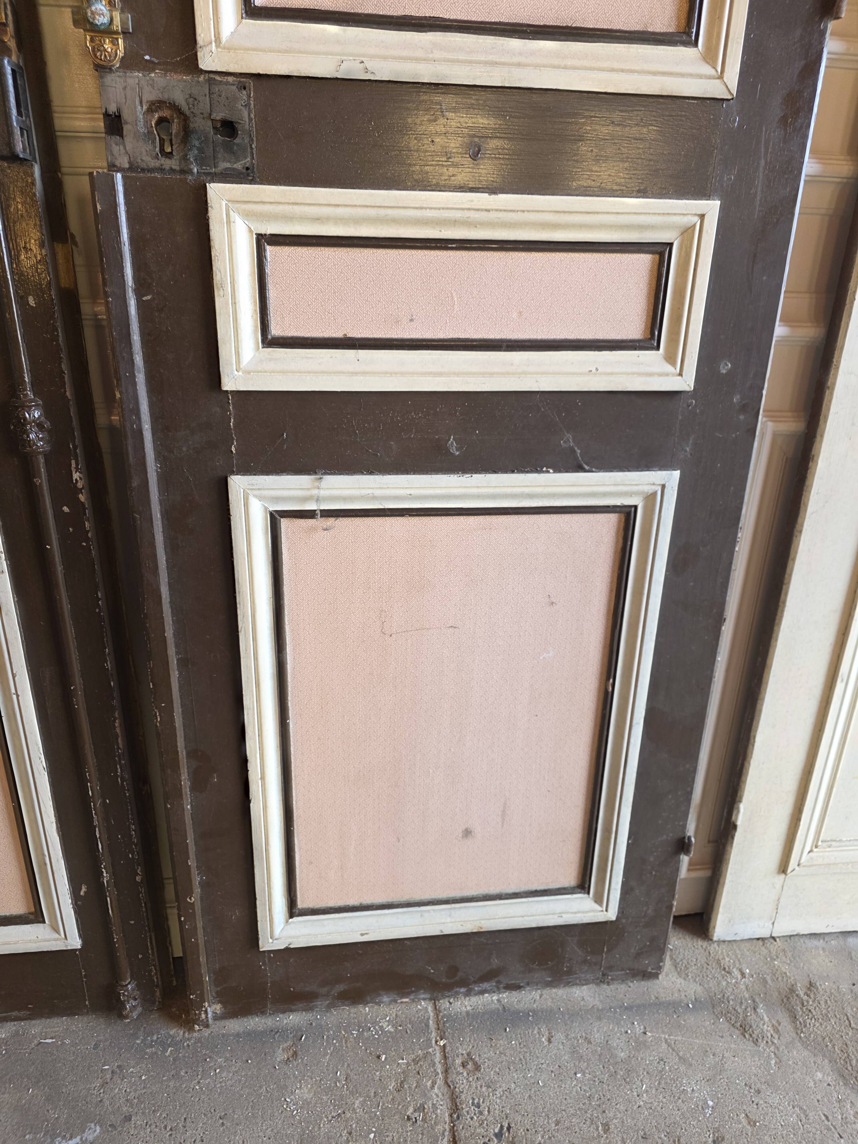 3 paires de portes de séparation du XIXème s.