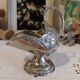 Antique silver-plated sugar bowl