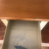 Small bedside table in sheet metal year 50