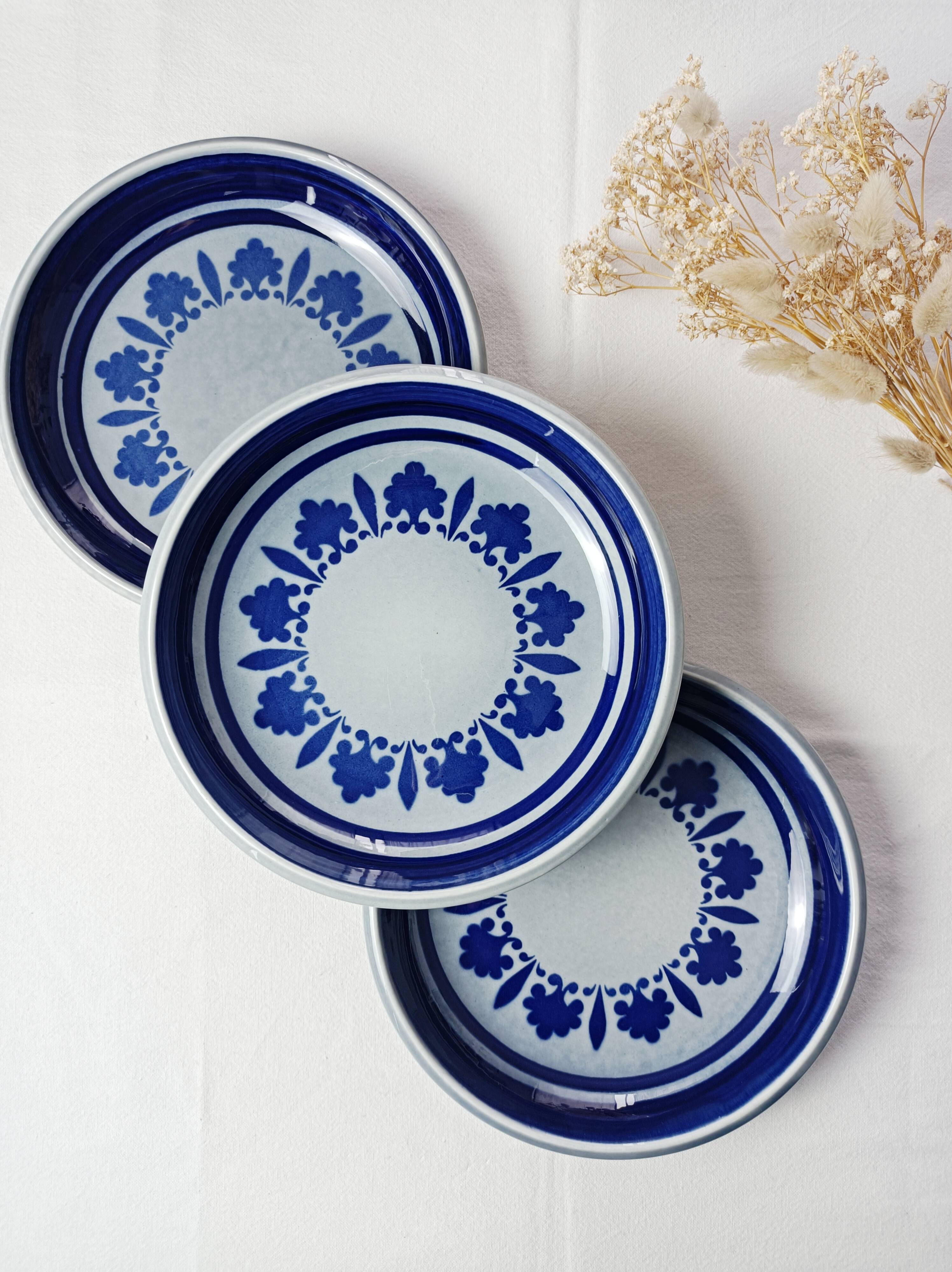 Set of 3 Boch Baltic soup plates