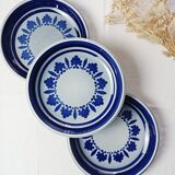 Set of 3 Boch Baltic soup plates