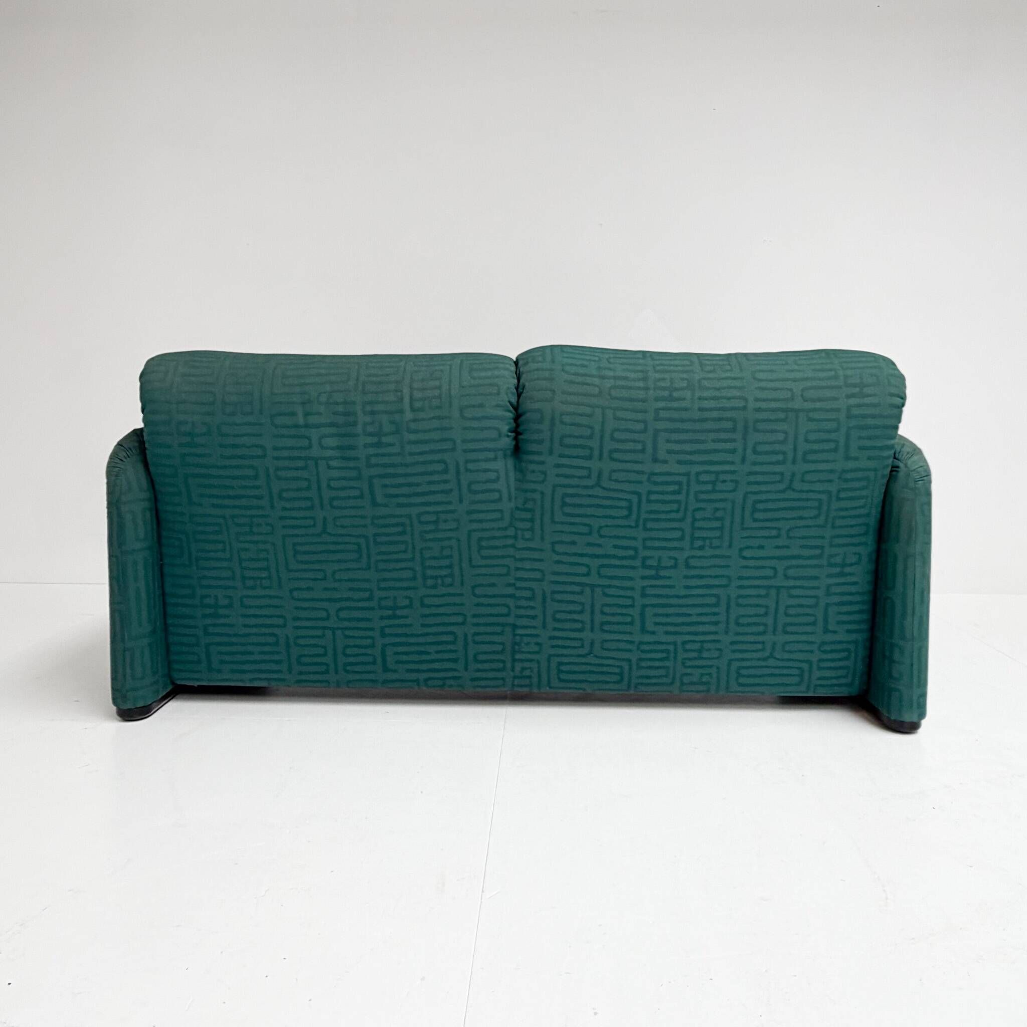 Maralunga sofa with footstool by Vico Magistretti for Cassina, 1970s