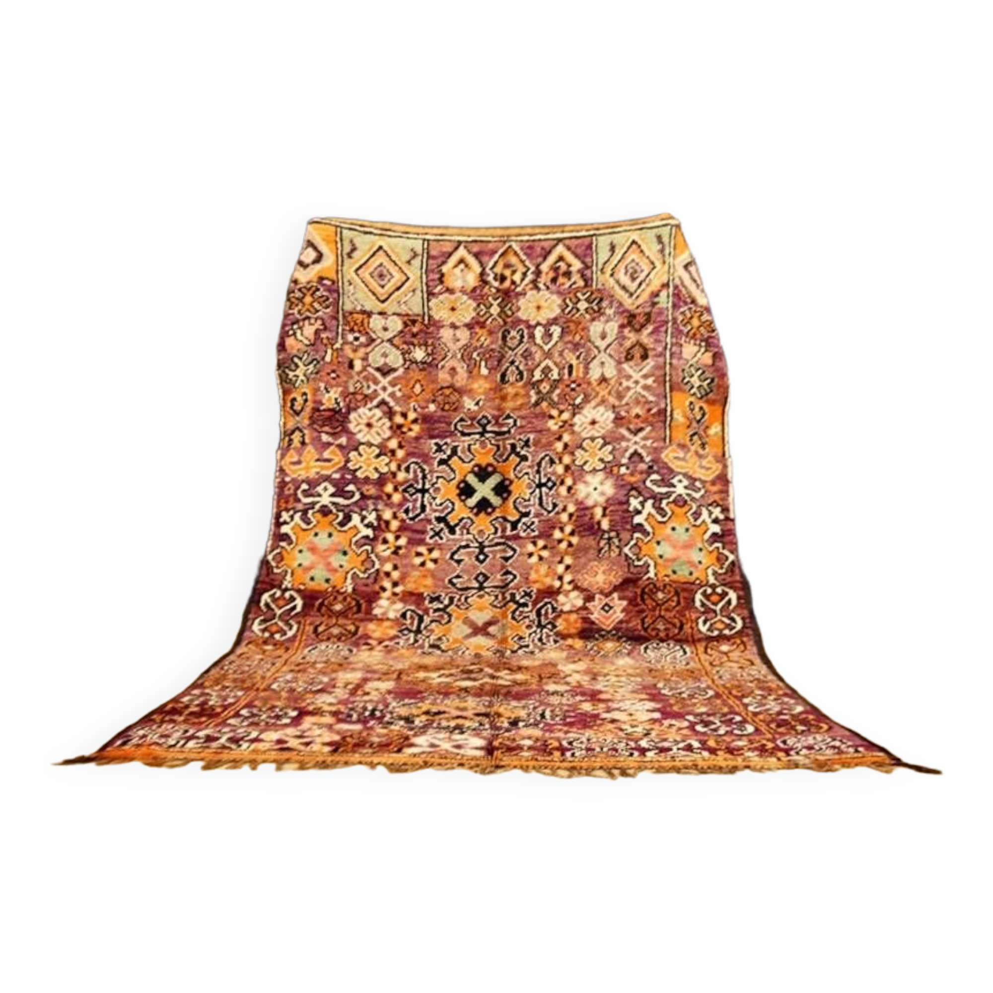 Vintage Boujaad Moroccan Berber rug 355 x 215 cm Excellent condition