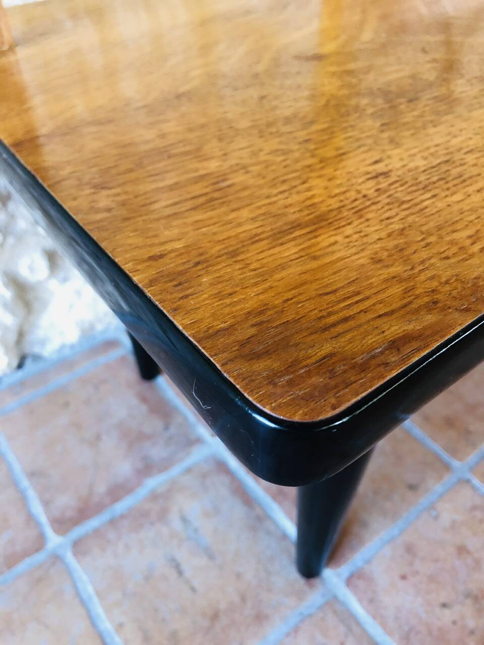 Vintage oak freestanding shelf, Circa 60s