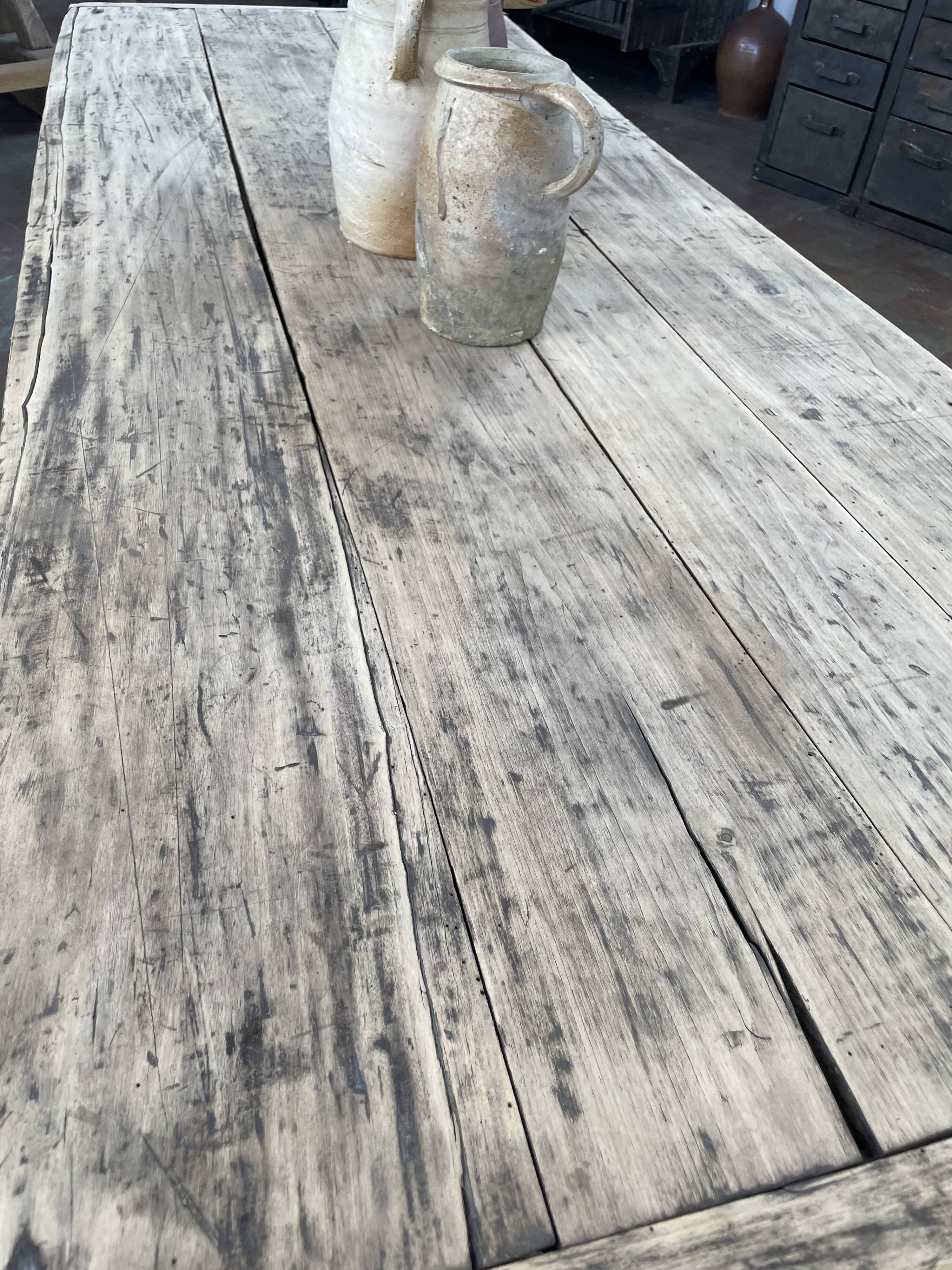 Large farmhouse coffee table with 8 drawers