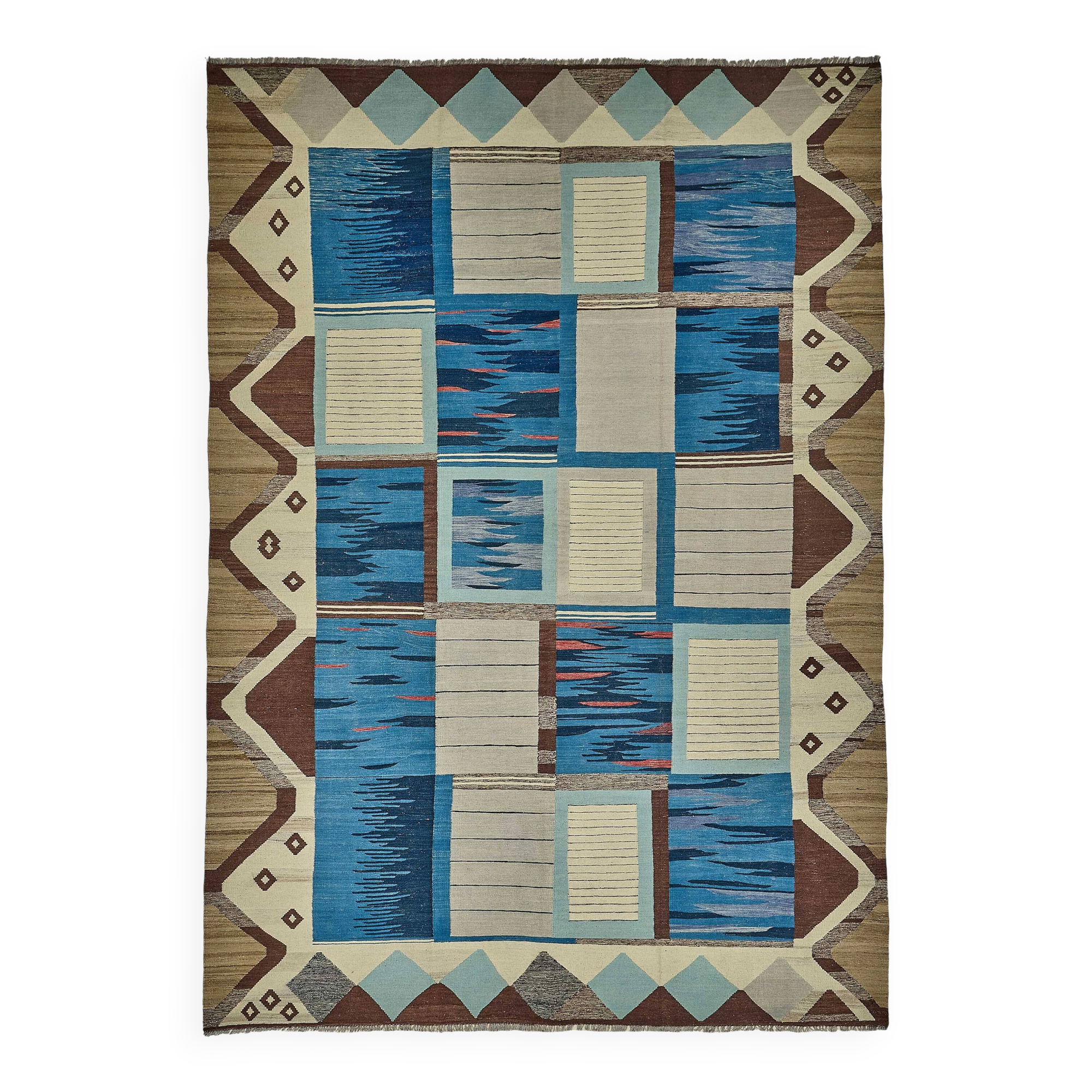 Contemporary Tribal Decorative Kilim 310 cm x 434 cm